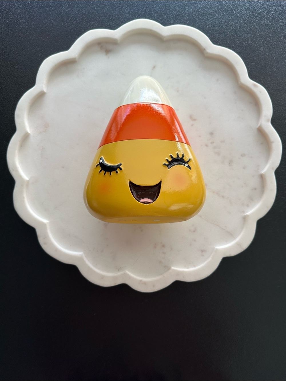 Smiling Candy Corn Halloween Home Decor